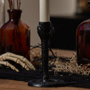 Black Wrought Iron Snake Taper Holder Black Wrought Iron Snake Taper Holder