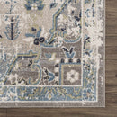 Cabacungan Gray & Blue Washable Area Rug Cabacungan Gray & Blue Washable Area Rug