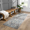Cabacungan Gray & Blue Washable Area Rug Cabacungan Gray & Blue Washable Area Rug