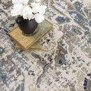 Cabacungan Gray & Blue Washable Area Rug Cabacungan Gray & Blue Washable Area Rug