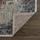 Cabacungan Blue & Rust Washable Area Rug - Clearance Cabacungan Blue & Rust Washable Area Rug - Clearance