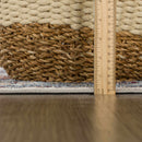 Cabacungan Blue & Rust Washable Area Rug - Clearance Cabacungan Blue & Rust Washable Area Rug - Clearance