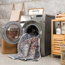 Cabacungan Blue & Rust Washable Area Rug - Clearance Cabacungan Blue & Rust Washable Area Rug - Clearance