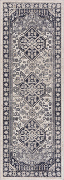 Cabacungan Cream & Gray Washable Area Rug Cabacungan Cream & Gray Washable Area Rug