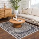 Cabacungan Cream & Gray Washable Area Rug Cabacungan Cream & Gray Washable Area Rug