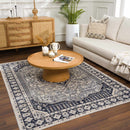 Cabacungan Cream & Gray Washable Area Rug Cabacungan Cream & Gray Washable Area Rug