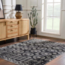 Kahraman Black & White Washable Rug Kahraman Black & White Washable Rug