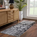 Kahraman Black & White Washable Rug Kahraman Black & White Washable Rug