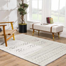 Bahar Cream & Gray Washable Area Rug - Clearance Bahar Cream & Gray Washable Area Rug - Clearance