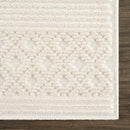 Drago White Washable Area Rug Drago White Washable Area Rug