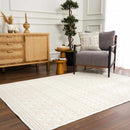 Drago White Washable Area Rug Drago White Washable Area Rug