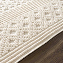 Drago White Washable Area Rug Drago White Washable Area Rug