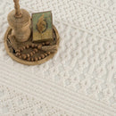 Drago White Washable Area Rug Drago White Washable Area Rug