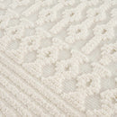 Drago White Washable Area Rug Drago White Washable Area Rug