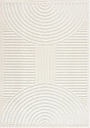 Deron White Washable 3D Rug Deron White Washable 3D Rug