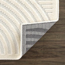 Deron White Washable 3D Rug Deron White Washable 3D Rug