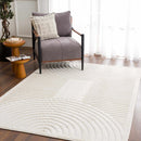 Deron White Washable 3D Rug Deron White Washable 3D Rug