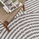 Deron Gray Rainbow Washable Rug Deron Gray Rainbow Washable Rug