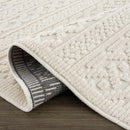 Fadey White 3D Washable Rug Fadey White 3D Washable Rug