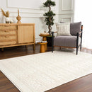 Fadey White 3D Washable Rug Fadey White 3D Washable Rug