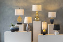 Watsonville Gold & Blac Resin Table Lamp Watsonville Gold & Blac Resin Table Lamp