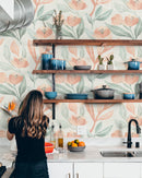 Orange Blossom Wallpaper Peel and Stick Orange Blossom Wallpaper Peel and Stick