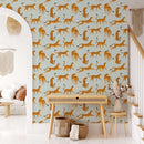 Light Gray Cheetah Animal Print Wallpaper - Peel and Stick Wallpaper Light Gray Cheetah Animal Print Wallpaper - Peel and Stick Wallpaper