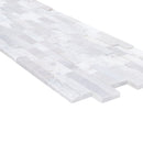 Lincoln White Ledger 3D Panel 6"x24" Multi Surface Natural Marble Wall Tile Lincoln White Ledger 3D Panel 6"x24" Multi Surface Natural Marble Wall Tile