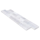 Lincoln White Ledger 3D Panel 6"x24" Multi Surface Natural Marble Wall Tile Lincoln White Ledger 3D Panel 6"x24" Multi Surface Natural Marble Wall Tile