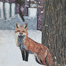 Fox Marble Mosaic Art Mural Fox Marble Mosaic Art Mural