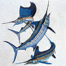 Swordfish Design Mosaic Art Swordfish Design Mosaic Art