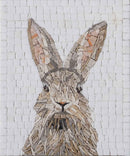 Bunny Mosaic Art - Animal Artwork Bunny Mosaic Art - Animal Artwork