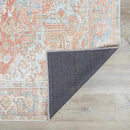Rust Maayon Washable Rug Rust Maayon Washable Rug