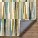 Mathiston Geometric Triangles Wool Rug Mathiston Geometric Triangles Wool Rug