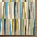 Mathiston Geometric Triangles Wool Rug Mathiston Geometric Triangles Wool Rug