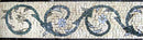 Floral Vines - Flower Mosaic Border Floral Vines - Flower Mosaic Border