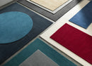 Brockton Solid Dark Blue Wool Rug Brockton Solid Dark Blue Wool Rug