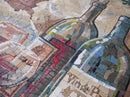 Food Mosaic Art - Wine & Cheese Night Food Mosaic Art - Wine & Cheese Night