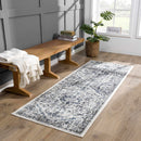 Hauteloom Buenaventura Cream & Navy Area Rug - Promo Hauteloom Buenaventura Cream & Navy Area Rug - Promo