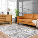 Hauteloom Buenaventura Cream & Navy Area Rug - Promo Hauteloom Buenaventura Cream & Navy Area Rug - Promo