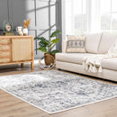 Hauteloom Buenaventura Cream & Navy Area Rug - Promo Hauteloom Buenaventura Cream & Navy Area Rug - Promo
