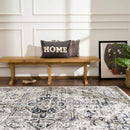 Hauteloom Buenaventura Cream & Navy Area Rug - Promo Hauteloom Buenaventura Cream & Navy Area Rug - Promo