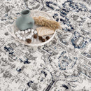 Hauteloom Buenaventura Cream & Navy Area Rug - Promo Hauteloom Buenaventura Cream & Navy Area Rug - Promo