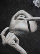 The Life of a Smoker Mosaic Mural The Life of a Smoker Mosaic Mural