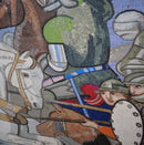 The Battle of Bosworth Field - Mosaic Reproduction The Battle of Bosworth Field - Mosaic Reproduction