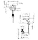 MSI 2handle bathroom faucet 405 brushed nickel FAU B2HBN4201 405 MSI 2handle bathroom faucet 405 brushed nickel FAU B2HBN4201 405