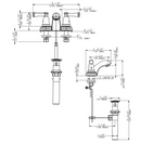 MSI 2handle bathroom faucet 410 chrome FAU B2HCR4206 410 MSI 2handle bathroom faucet 410 chrome FAU B2HCR4206 410