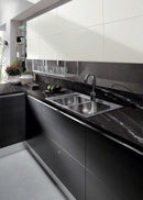 MSI Agatha Black Granite Prefabricated Countertop - Island MSI Agatha Black Granite Prefabricated Countertop - Island