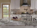MSI Alaska White Granite Prefabricated Countertop - Island MSI Alaska White Granite Prefabricated Countertop - Island