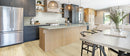 MSI Azurmatt™ Watercolor Premium Quartz Prefabricated Countertop - Island MSI Azurmatt™ Watercolor Premium Quartz Prefabricated Countertop - Island